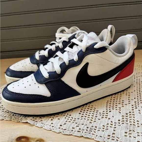 Nike Shoes - Nike Court Borough 2 Low USA - DO7446-101 Size 6Y